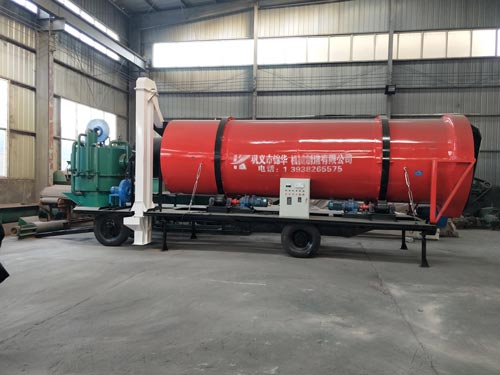 高粱烘干機工作現場